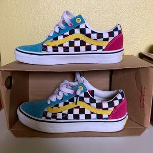 crazy check vans